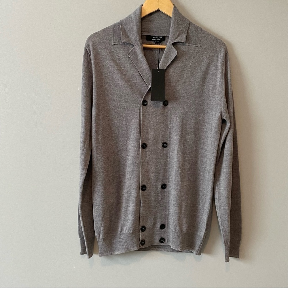 +39 Masq 100% pure extra fine Merino wool cardigan